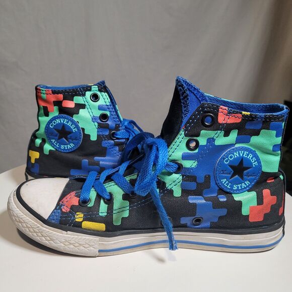 Converse All-Star High‎ Top Chuck Taylor Tetris Junior size 3 - Picture 4 of 6